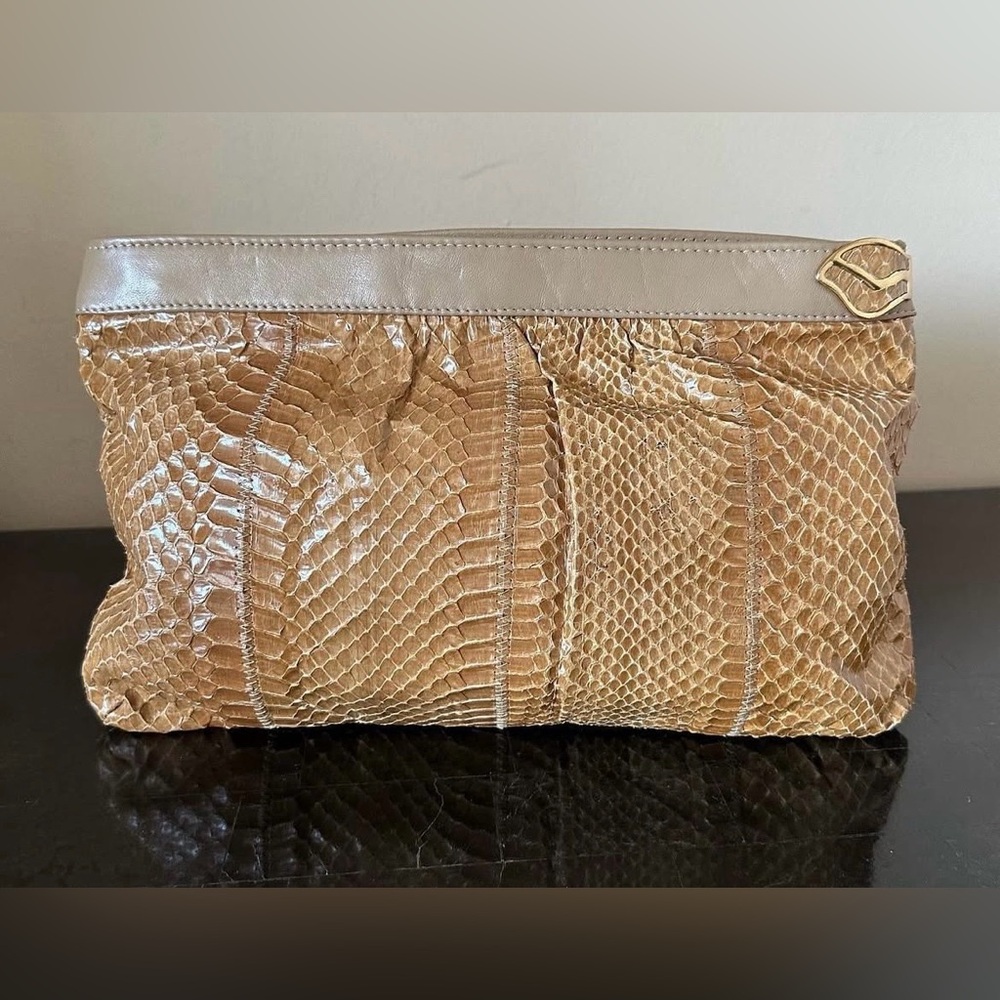 Jane Shilton Snake Skin Bag Clutch
